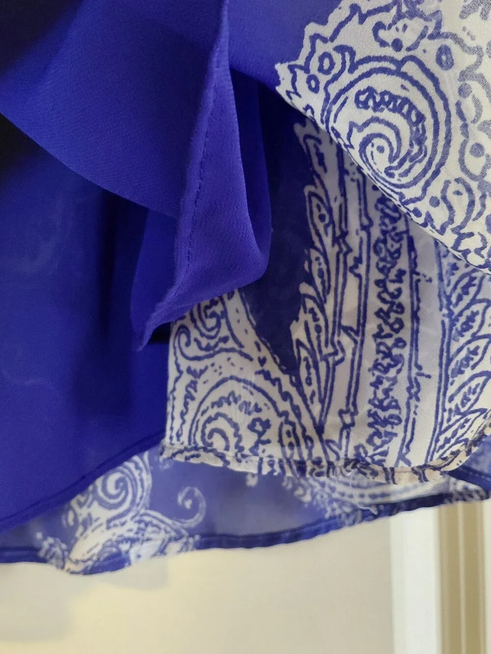 A Line Flowy Cottagecore Knee Length Skirt